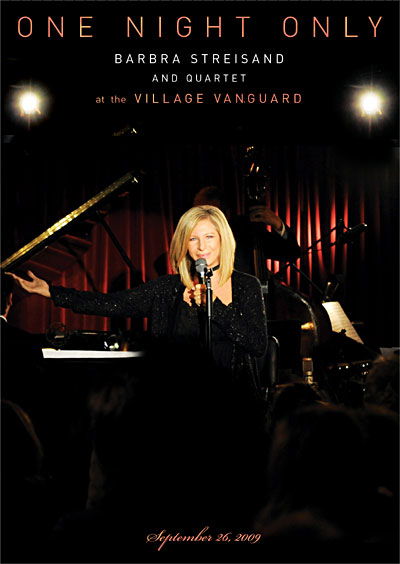 One Night Only - Barbra Stresiand and Quartet at the Village - Barbra Streisand - Movies - POP - 0886976297299 - May 4, 2010