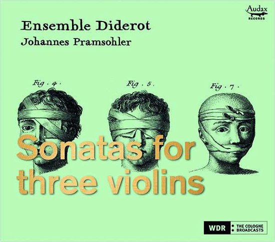 Cover for Ensemble Diderot / Johannes Pramsohler · Sonatas for Three Violins (CD) (2021)
