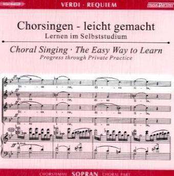 Giuseppe Verdi (1813-1901) - Chorsingen leicht gemacht:Verdi,Requiem (Sopran) - Music - MUSICPARTNER - 4013788003299 - 