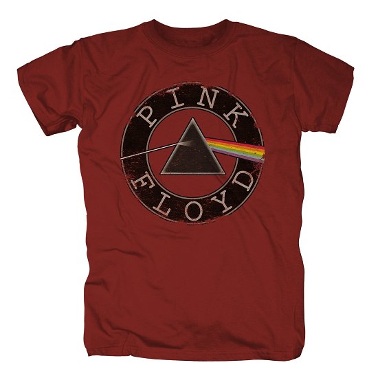 Cover for Pink Floyd · Logo Circle Red (T-shirt) [size M] (2015)