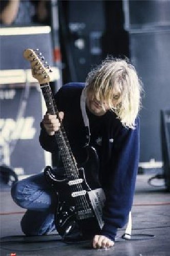 Kurt Cobain Guitar (Poster Maxi 61x91,5 Cm) - Cobain Kurt - Produtos - AMBROSIANA - 5028486083299 - 