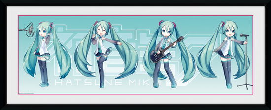 Hatsune Miku: Hatsune Chibi (Stampa In Cornice 75x30 Cm) - Hatsune Miku - Gadżety - Gb Eye - 5028486380299 - 