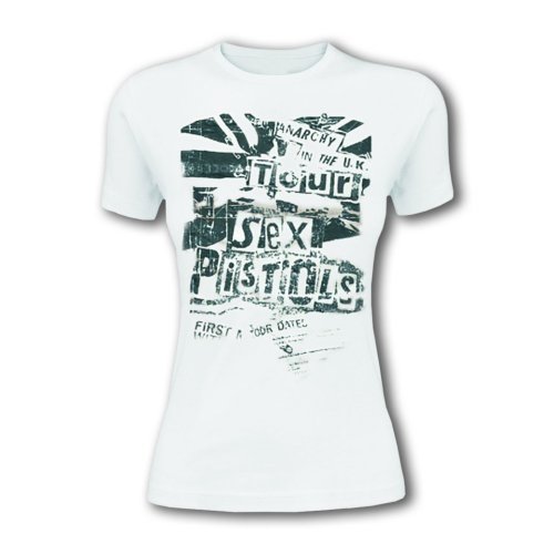 Cover for Sex Pistols - The · The Sex Pistols Ladies T-Shirt: Flag Tour (T-shirt) [size S] [White - Ladies edition]