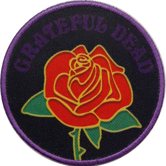 Grateful Dead Standard Printed Patch: Rose - Grateful Dead - Koopwaar -  - 5056561000299 - 