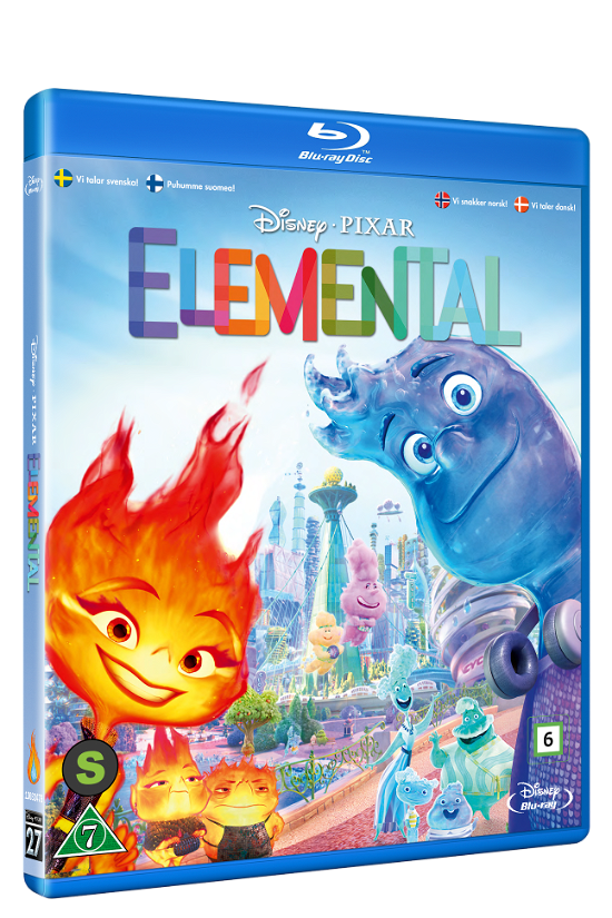 Cover for Elemental (Elementært) (Blu-ray) (2023)