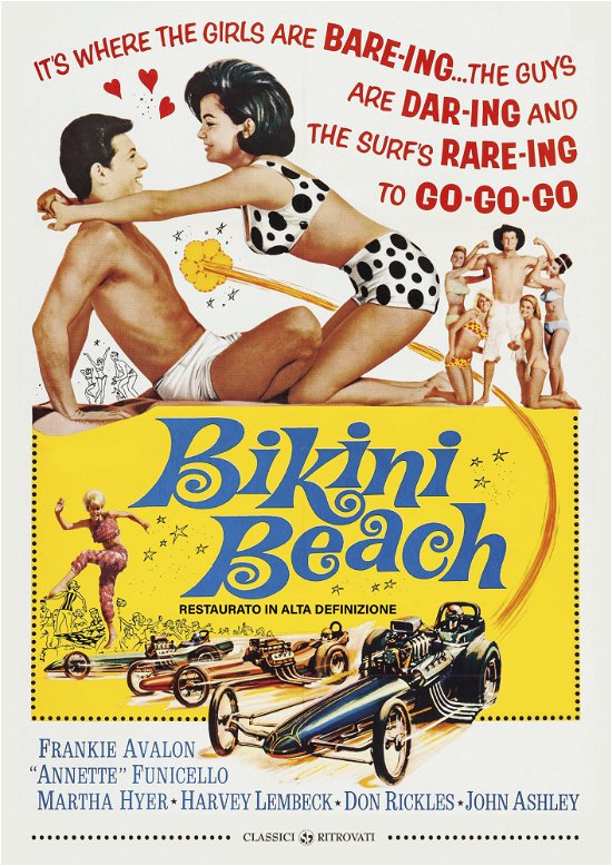 Cover for Frankie Avalonannette Funicello · Bikini Beach (Restaurato In Hd) (DVD) (2022)