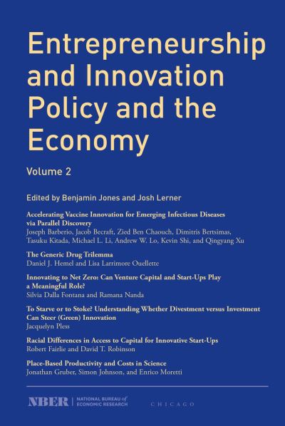 Cover for Entrepreneurship and Innovation Policy and the Economy: Volume 2 - NBER-Entrepreneurship and Innovation Policy and the Economy (Paperback Book) (2023)