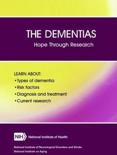 Cover for Department of Health and Human Services · The Dementias Hope Through Research (Pocketbok) (2019)