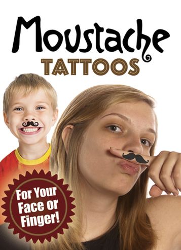 Cover for Dover Dover · Moustache Tattoos: For Your Face or Finger! - Little Activity Books (Paperback Book) (2013)