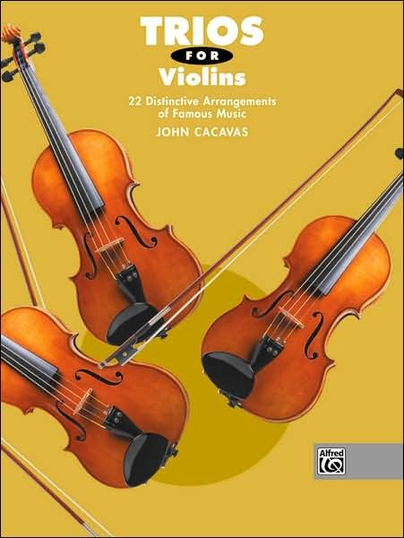 Cover for Trios for violin (Book) (2015)