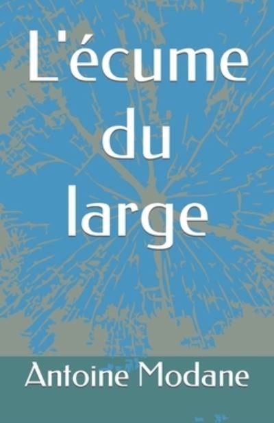 Cover for Modane Antoine Modane · L'écume du large (Paperback Book) (2019)