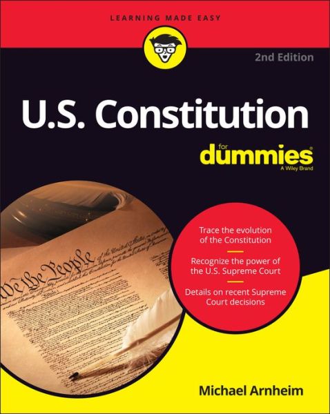 Cover for Michael Arnheim · U.S. Constitution For Dummies (Paperback Book) (2018)