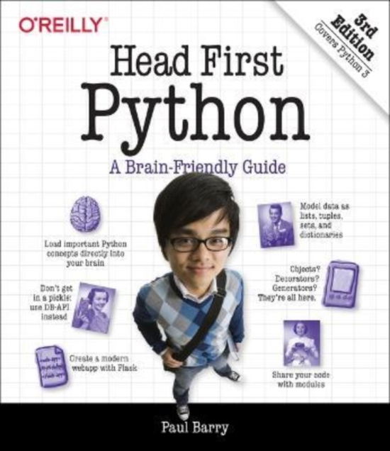 Head First Python - Paul Barry - Books - O'Reilly Media - 9781492051299 - September 1, 2023