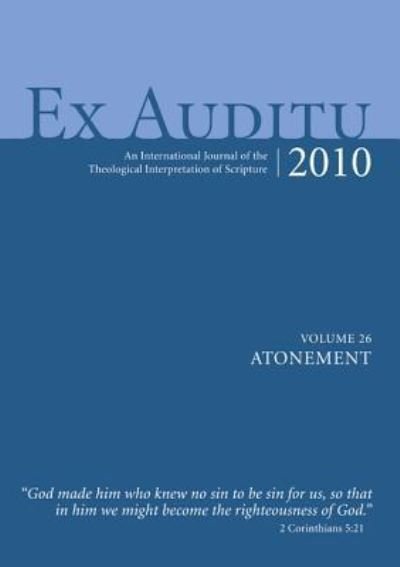Cover for Klyne Snodgrass · Ex Auditu - Volume 26 (Hardcover Book) (2011)