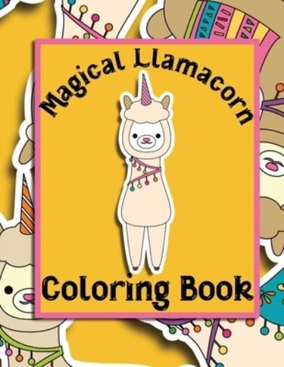 Cover for Nimble Adf Creative · Magical Llamacorn Coloring Book (Taschenbuch) (2019)