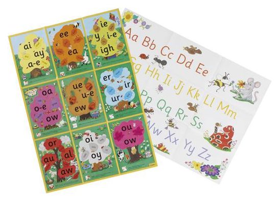 Jolly Phonics Alternative Spelling & Alphabet Posters: In Print Letters - Sue Lloyd - Merchandise - Jolly Learning Ltd - 9781844140299 - 1994