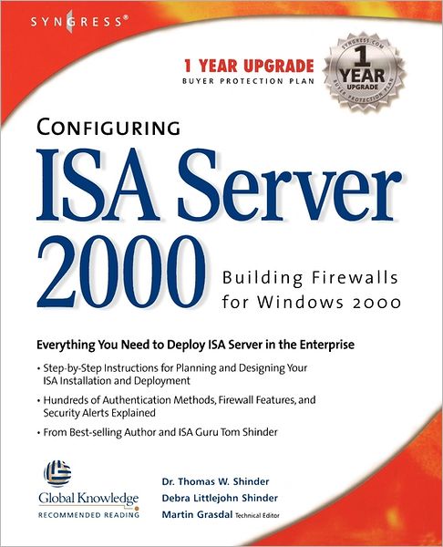 Cover for Syngress · Configuring ISA Server 2000: Building Firewalls for Windows 2000 (Paperback Book) (2001)