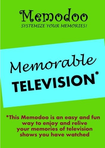 Memodoo Memorable Television - Memodoo - Kirjat - Confetti Publishing - 9781939235299 - lauantai 3. marraskuuta 2012