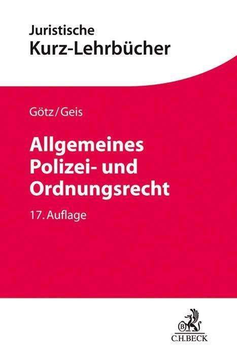 Cover for Götz · Allgemeines Polizei- und Ordnungsr (Buch)