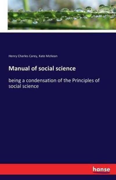 Cover for Carey · Manual of social science (Book) (2016)