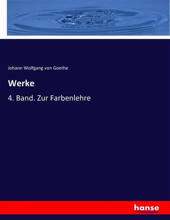 Werke - Goethe - Bøker -  - 9783744707299 - 7. april 2017