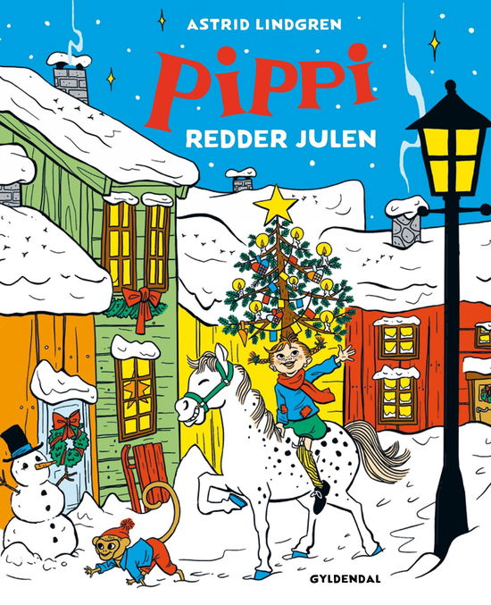 Cover for Astrid Lindgren · Astrid Lindgren: Pippi redder julen (Bound Book) [1st edition] (2024)