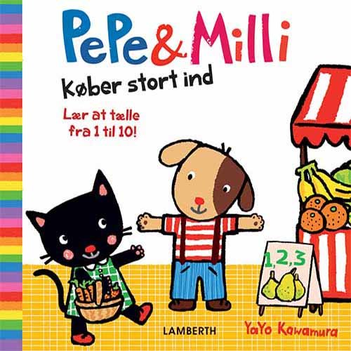 Cover for Yayo Kawamura · Pepe og Milli køber stort ind (Papbog) [1. udgave] (2019)