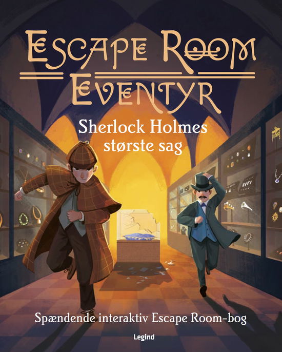 Cover for Alex Woolf · Escape Room eventyr: Sherlock Holmes største sag - Et Escape Room eventyr (Bound Book) [1.º edición] (2024)