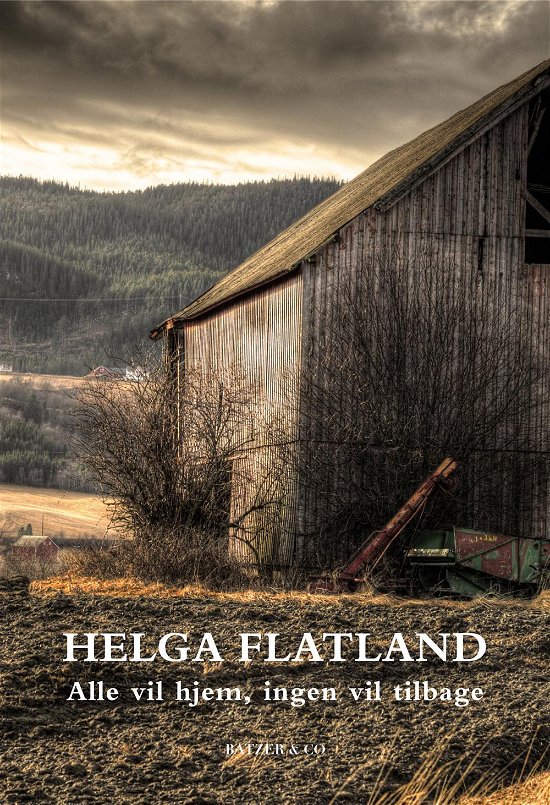 Cover for Helga Flatland · Alle vil hjem, ingen vil tilbage (Sewn Spine Book) [1th edição] (2016)