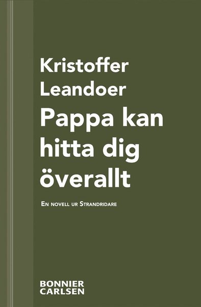 Cover for Kristoffer Leandoer · Pappa kan hitta dig överallt: En skräcknovell ur Strandridare (ePUB) (2013)