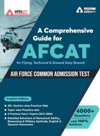 Cover for Adda247 · A Comprehensive Guide for AFCAT (English Medium) (Taschenbuch) (2020)