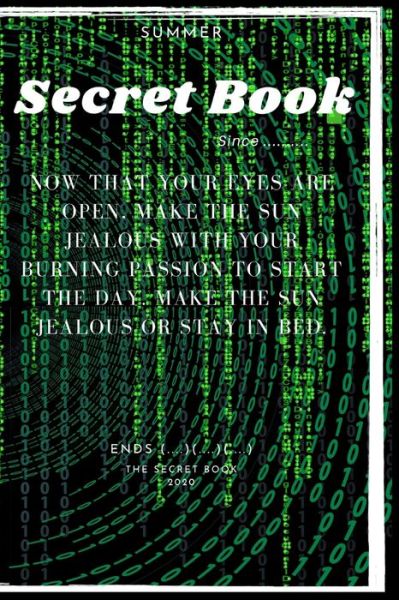 Cover for A Gift Just for You Secret Book · The Secret Book 2020 Make the sun jealous or stay in bed. (Paperback Book) (2020)