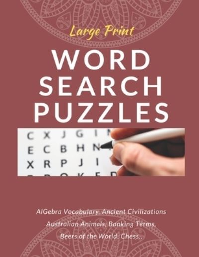 Cover for Marion Cotillard · LARGE PRINT Word Search Puzzles (Paperback Book) (2020)