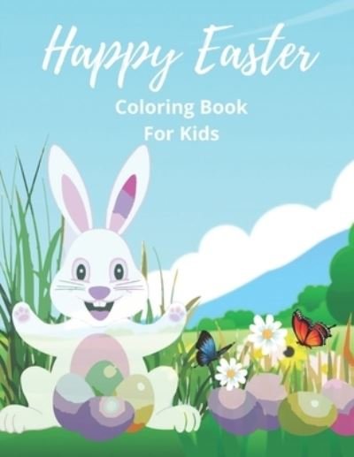 Cover for Af Book Publisher · Happy Easter Coloring Book for Kids (Pocketbok) (2021)