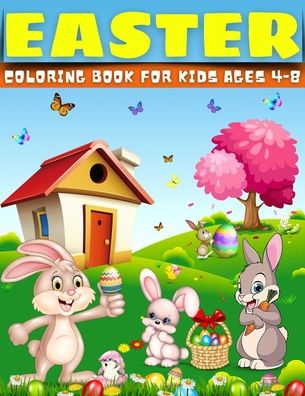 Cover for Coolbook Press · Easter Coloring Book for Kids Ages 4-8 (Paperback Book) (2021)