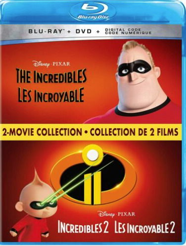 Cover for Blu-ray · Incredibles 1&amp;2 2mv Ca/ec/bd4/sd2/bd (Blu-ray/DVD) (2021)