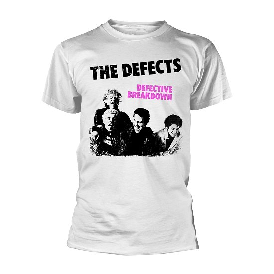 Cover for The Defects · Defective Breakdown (T-shirt) [size XL] [White edition] (2020)