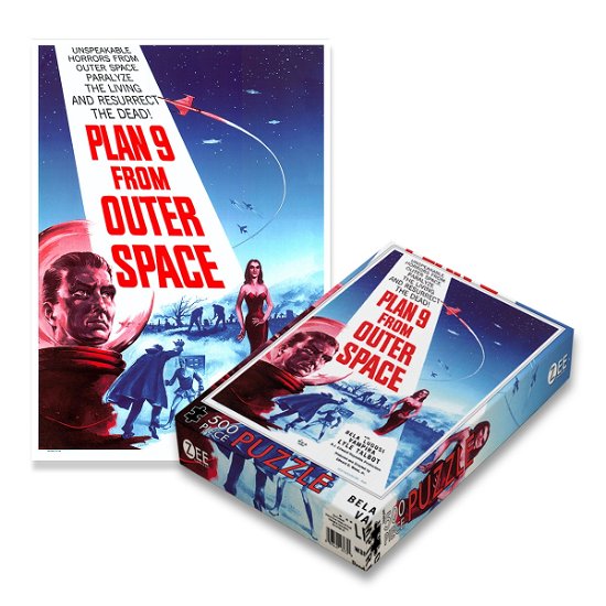 Plan9 from Outer Space (500 Piece Jigsaw Puzzle) - Plan 9 - Plan 9 from Outer Space - Brädspel - ZEE COMPANY - 0803343185300 - 28 september 2018