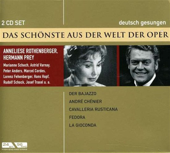 Cover for Rothenberger / Prey/+ · Der Bajazzo / Cavalleria Rustica (CD) (2009)