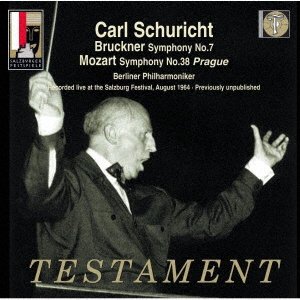 Cover for Carl Schuricht · Bruckner Symphony No.7. Mozart Symphony No.38 Prague (CD) [Japan Import edition] (2019)