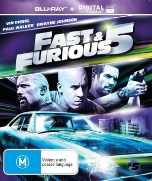 Cover for Fast And Furious 5 (Blu-ray)