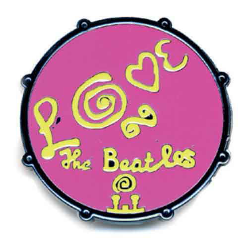 The Beatles Pin Badge: Drum Love - The Beatles - Merchandise - ROCK OFF - 5055295303300 - December 10, 2014