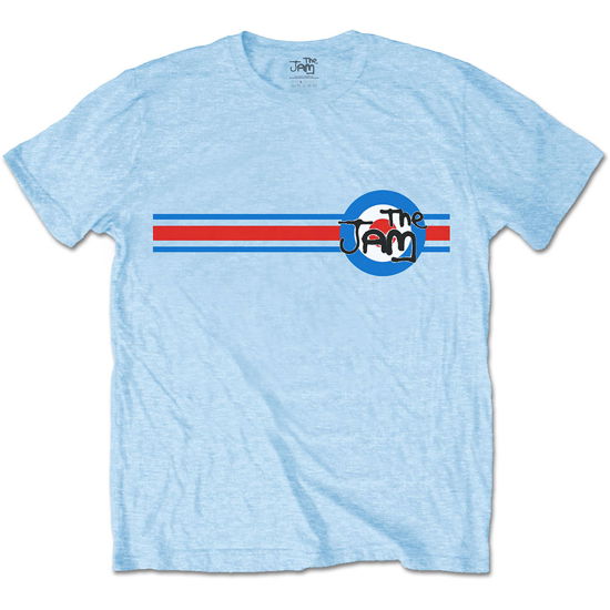 Cover for Jam - The · The Jam Unisex T-Shirt: Target Stripe (T-shirt) [size S] [Blue - Unisex edition]