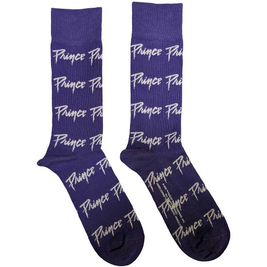 Cover for Prince · Prince Unisex Ankle Socks: Logo Repeat (UK Size 7 - 11) (Kläder) [size M]