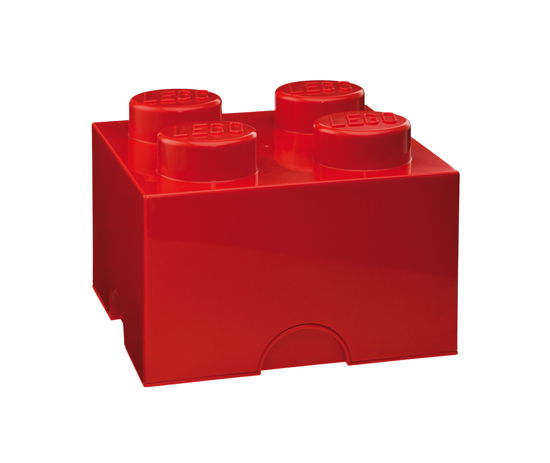 Cover for Lego · Lego - Red Storage Brick Stackable (Legetøj)