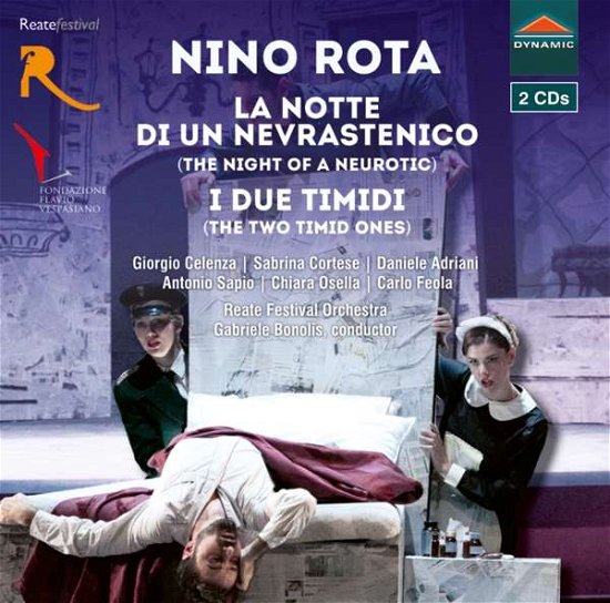 Cover for N. Rota · Nino Rota: La Notte Di Un Nevrastenico / I Due Timidi (CD) (2019)