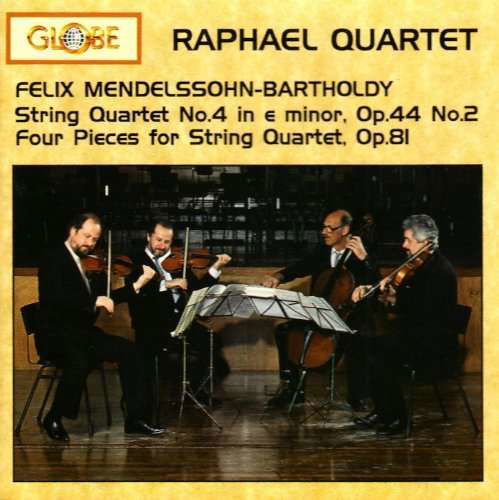 String Quartet No.4 In E - F. Mendelssohn-Bartholdy - Musik - GLOBE - 8711525501300 - 16. april 1997