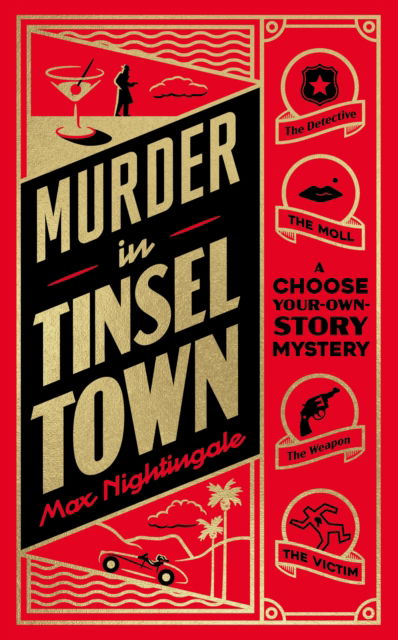 Cover for Max Nightingale · Murder in Tinseltown: A Choose-Your-Own-Story Mystery (Hardcover Book) (2024)