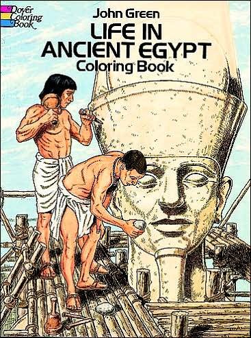 Cover for John Green · Life in Ancient Egypt Coloring Book - Dover History Coloring Book (Pocketbok) (2000)