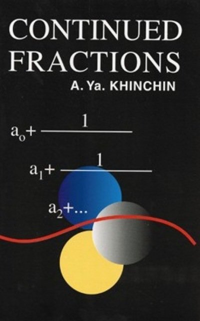 Cover for A. Ya. Khinchin · Continued Fractions - Dover Books on Mathematics (Paperback Book) [New edition] (1997)